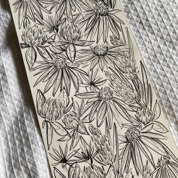 Wildflower Original Drawing