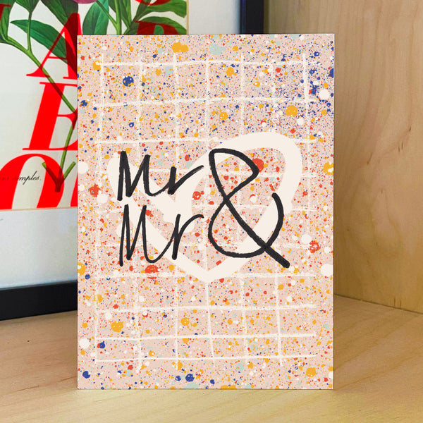 Inclusive Confetti Wedding Cards - Mr&Mrs / Mr&Mr / Mrs&Mrs